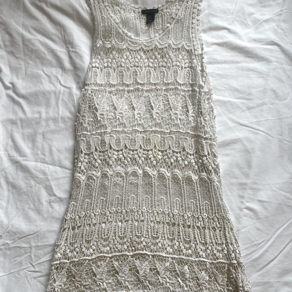 Forever 21 Crochet Cover Up Dress